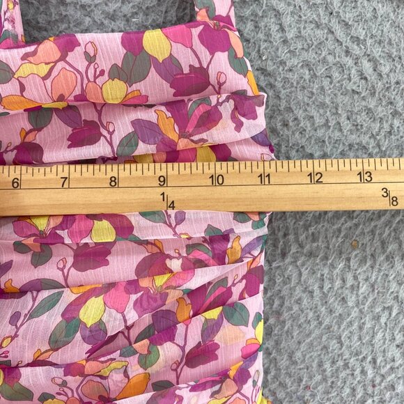 Amanda Uprichard Pink Floral Mini Dress - Picture 11 of 13